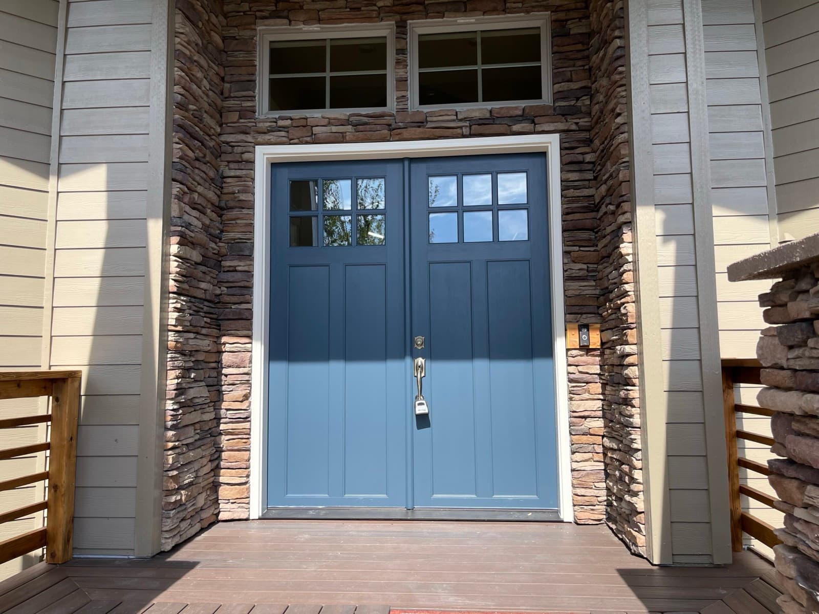 Entryway painting transformation
